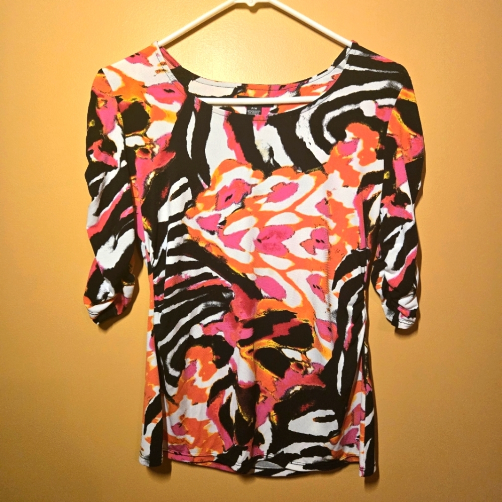 Alfani Abstract Print Top